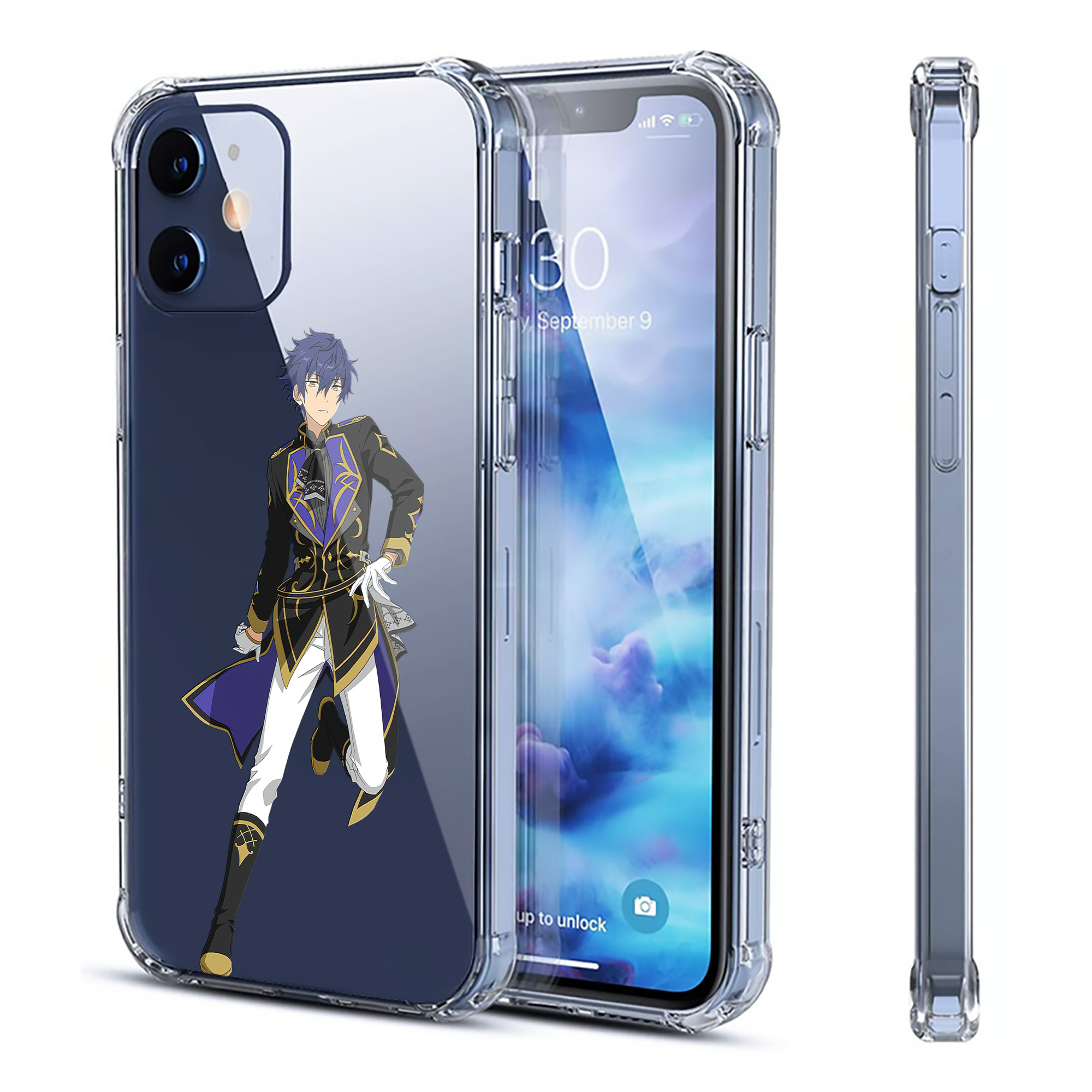 （画像用） あんさんぶるスターズ! Ensemble Stars 【iPhone 12シリーズ対応】透明スマホケース（クリアソフトケース）